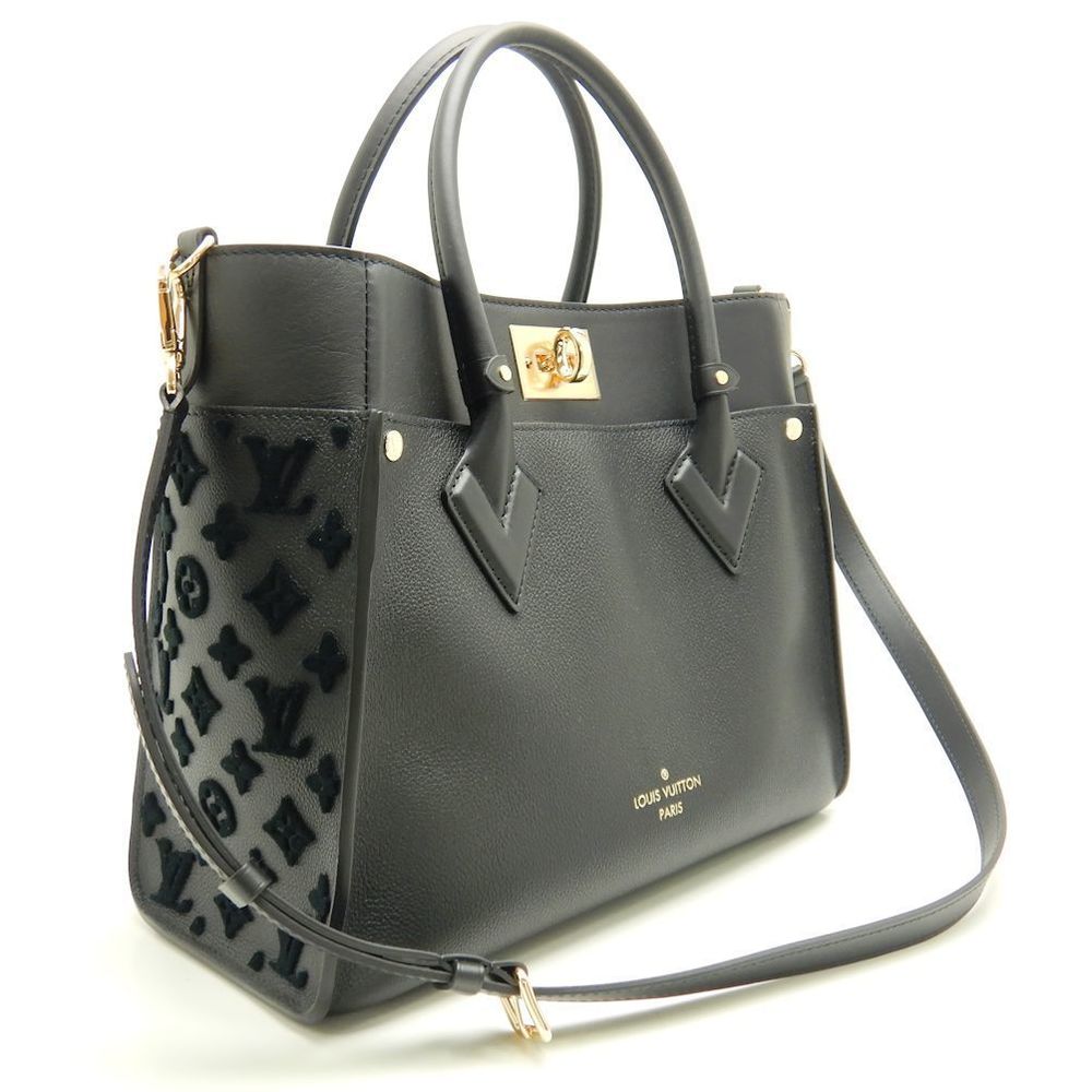 Louis Vuitton On My Side Noir Calf 2WAY Bag Black
